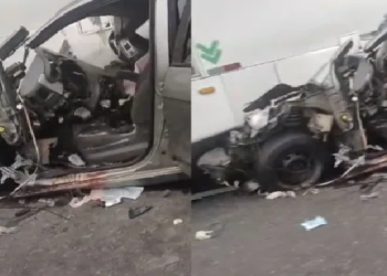 O acidente ocorreu na madrugada. Foto: Reprodução