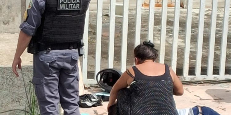 Mathes Lopes Saldanha  foi socorrido. Foto: Reprodução