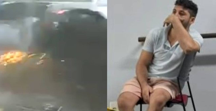 O acidente ocorreu na madrugada de sábado (25). Foto: Reprodução