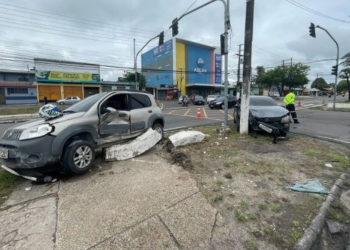 O acidente ocorreu na manhã deste domingo (12). Foto: Reprodução