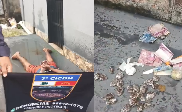 O homem foi preso em flagrante e levado ao 1º Distrito Integrado de Polícia (DIP). Foto: Reprodução