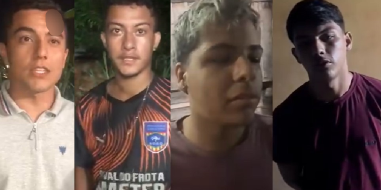 Traficantes, um deles identificado como 'Paizão', foi atrás de um por um. Foto: Reprodução