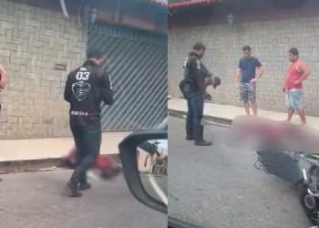 O acidente ocorreu na tarde desta segunda-feira (20). Foto: Reprodução