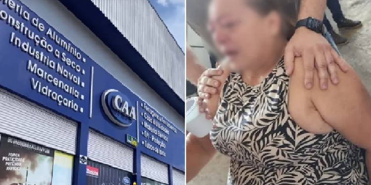 A mulher acabou passando mal. Foto: Reprodução