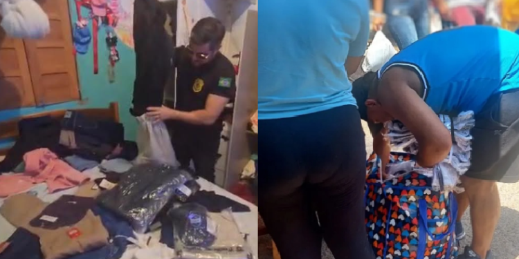 O autor revendia os itens furtados clandestinamente no Centro de Manaus. Foto: Divulgação/PC-AM