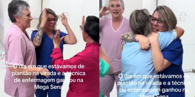 A técnica de enfermagem ficou tão abalada que depois foi embora. Foto: Reprodução
