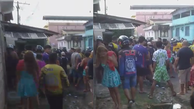 O suspeito do crime fugiu. Foto: Reprodução