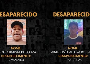 Garoto de 15 anos e homem de 30 desaparecem em Manaus; polícia pede ajuda para achá-los