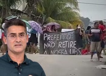 'Prefeito não retire a nossa UBS': Moradores ficam revoltados com descaso de David Almeida na saúde
