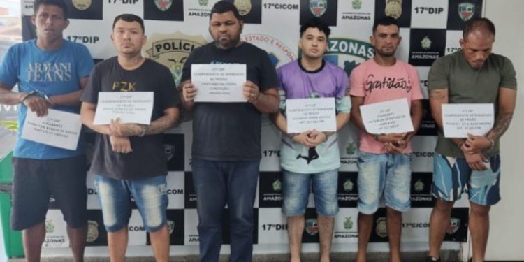 Operação da PC captura três ass4ssin0s e traficante em Manaus