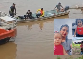 Buscas por mãe e filhos que estavam em flutuante destruído por balsa continuam em Manicoré