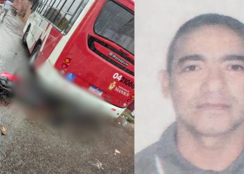 Mototaxista m0rr3 e passageira fica fer1d4 após colidir na traseira de ônibus em Manaus