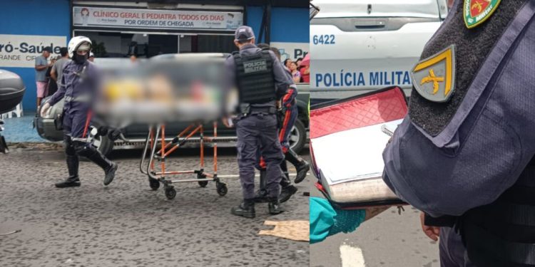 Com Bíblia na mão, idosa fr4tura a perna ao ser atr0pel4da por moto na avenida Grande Circular