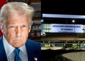 Avião com brasileiros deportados por Donald Trump pousa em Manaus