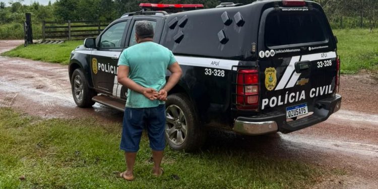 A prisão foi realizada na segunda-feira (03). Foto: Divulgação/PC-AM