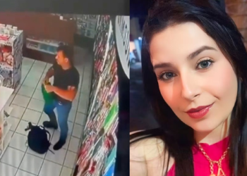 O crime ocorreu em uma loja de celulares em Caarapó, a 273 quilômetros de Campo Grande. Foto:  Reprodução