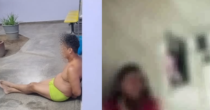 O homem foi autuado em flagrante por ameaça. Foto: Reprodução