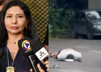 Foi apreendido o veículo utilizado no crime e foi feita a prisão do criminoso. Foto: Divulgação/PC-AM