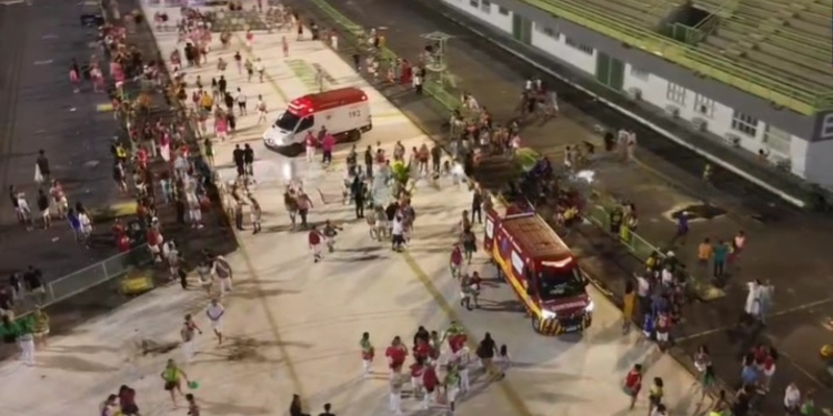 O acidente ocorreu na madrugada deste domingo (2). Foto: Reprodução