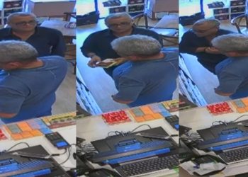 Dois 'cabeça branca' são flagrados furtand0 chocolates da Cacau Show em Manaus - VÍDEO