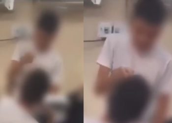 Vídeo: Estudante deixa piso sujo de s4ngue após dar tapã0 no rosto de colega em escola de Manaus
