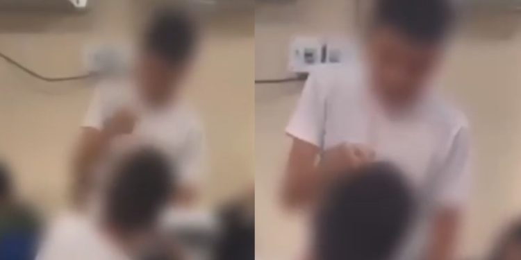 Vídeo: Estudante deixa piso sujo de s4ngue após dar tapã0 no rosto de colega em escola de Manaus