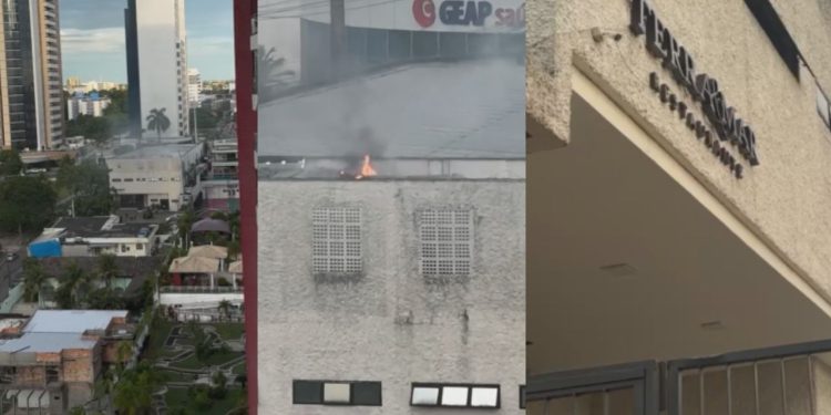 Vídeo: Princípio de incêndio atinge cozinha do restaurante Terra & Mar em Manaus