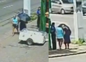 Após sacar aposentadoria, idosa é roubada na Compensa por duas mulheres; VÍDEO
