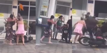 frentista do Posto Equador em Manaus sendo agredid4 e quase atr0pel4da pela família do dono