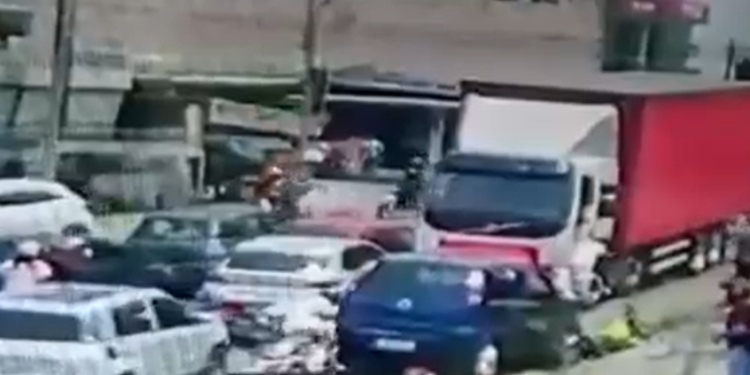 O acidente ocorreu no final da manhã desta quarta-feira (19). Foto: Reprodução