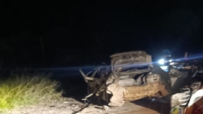 O acidente ocorreu na noite desta sexta-feira (28). Foto: Reprodução