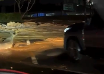 A adutora é a mesma que se rompeu há cerca de três meses. Foto: Divulgação