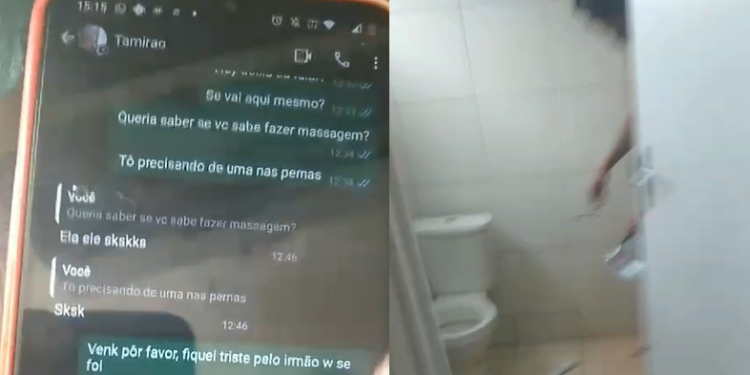 O homem teve as partes íntimas queimadas e levou facadas. Foto: Reprodução