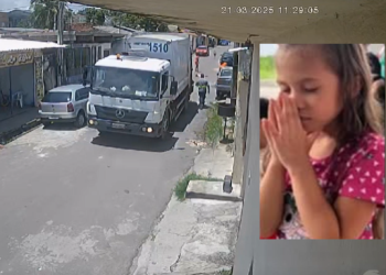 O acidente ocorreu nesta manhã (21). Foto: Reprodução