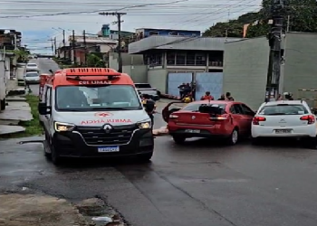 O fato ocorreu na rua Danilo Corrêa, no bairro Petrópolis, Zona Sul de Manaus. Foto: Reprodução