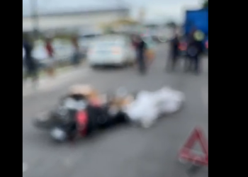 O acidente aconteceu na tarde deste sábado 
(1º). Foto: Reprodução