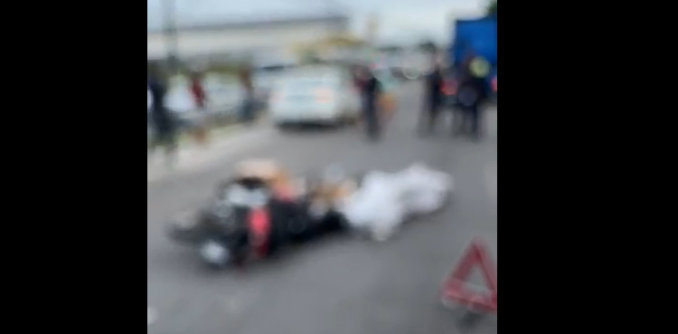 O acidente aconteceu na tarde deste sábado 
(1º). Foto: Reprodução