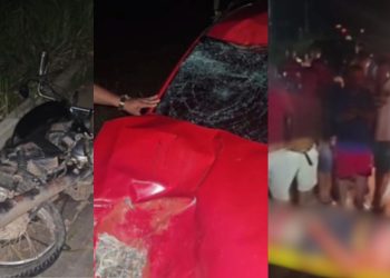 Grávida de 15 anos m0rr3 após c0lisão entre moto e carro em Manacapuru