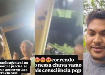 Vídeo: Entregador é humilhado e agredido por moradora de condomínio no Dom Pedro durante a chuva