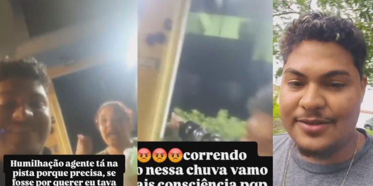 Vídeo: Entregador é humilhado e agredido por moradora de condomínio no Dom Pedro durante a chuva