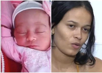 A mãe, Eduarda Silva de Oliveira, de 22 anos, confessou o crime e desmaiou logo após. Foto: Divulgação