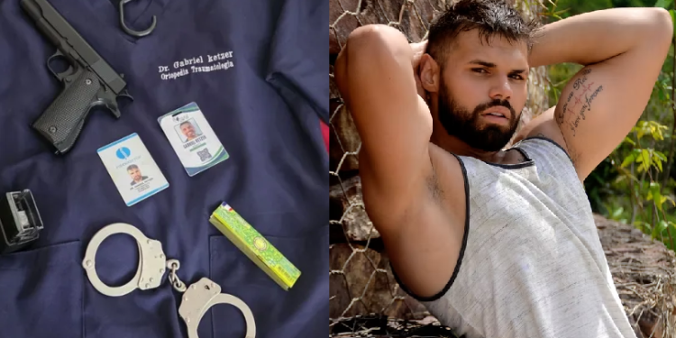 Gabriel Ketzel da Silva foi preso pela equipe do 1º DIP. Foto: Reprodução