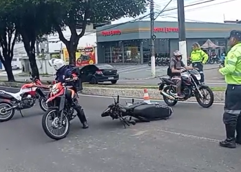 A vítima foi socorrida pelo Serviço de Atendimento Móvel de Urgência (Samu). Foto: Reprodução