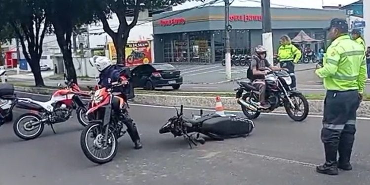 A vítima foi socorrida pelo Serviço de Atendimento Móvel de Urgência (Samu). Foto: Reprodução