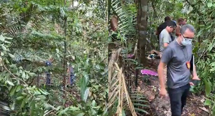 O corpo foi encontrado na tarde desta sexta-feira (11). Foto: Reprodução