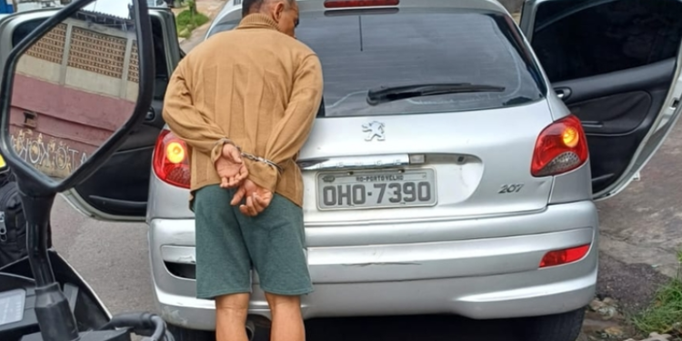 O homem foi preso em flagrante. Foto: Reprodução