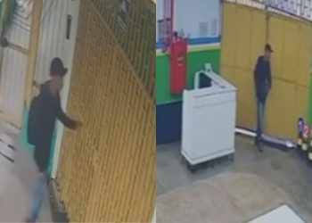 Vídeo: Bandido consegue entrar em escola municipal em Manaus, ass4ltar merendeira e sair tranquilo