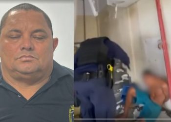 Guarda municipal que agr3diu morador de rua em Manaus se apresenta na delegacia e presta depoimento