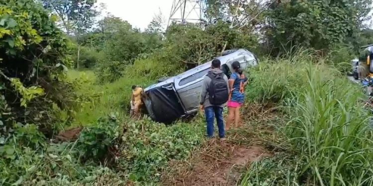 O acidente ocorreu nesta terça-feira (6). Foto: Reprodução