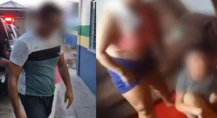 As cenas revoltaram a população de Carauari. Foto: Reprodução